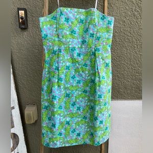 Lilly Pulitzer Gator print Cocktail Dress Size 6